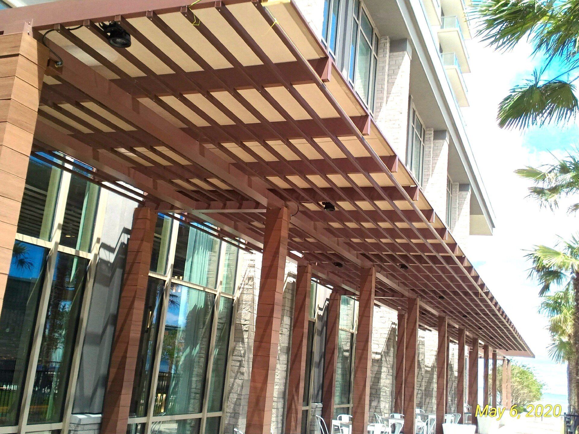 Building with Metal Awning — Norfolk, VA — Hustead's Canvas Creations