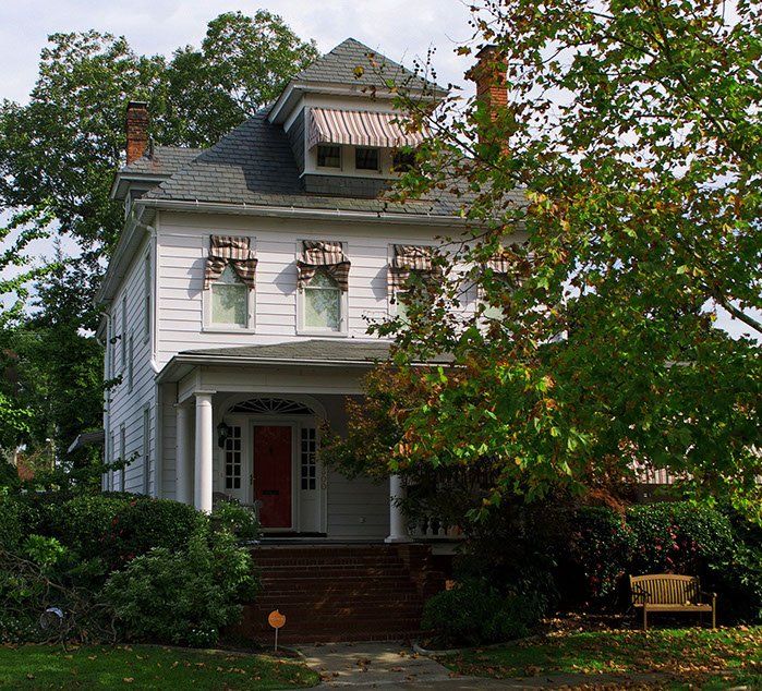 Trees Around a House — Norfolk, VA — Hustead's Canvas Creations