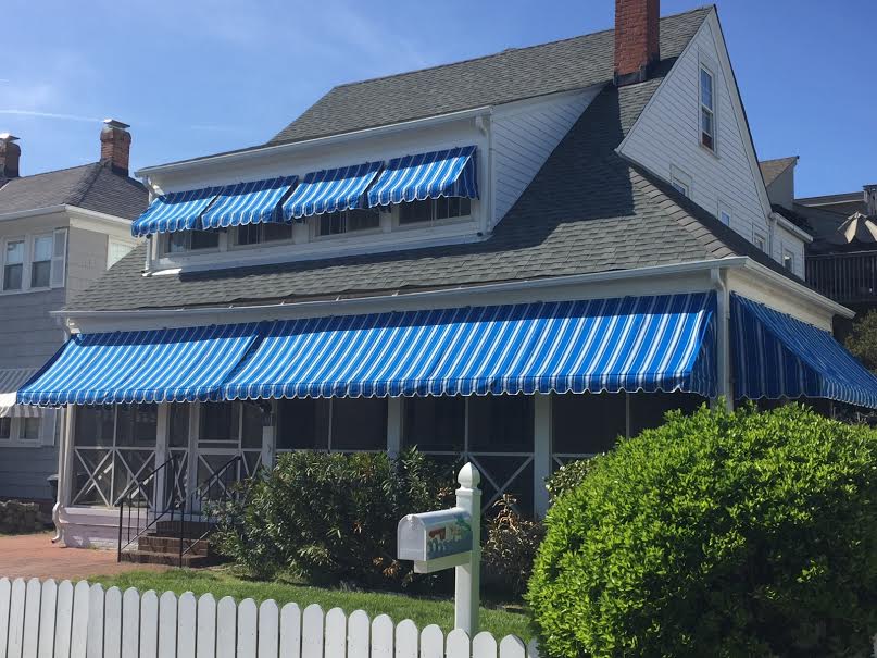 Door with Black Awning — Norfolk, VA — Hustead's Canvas Creations