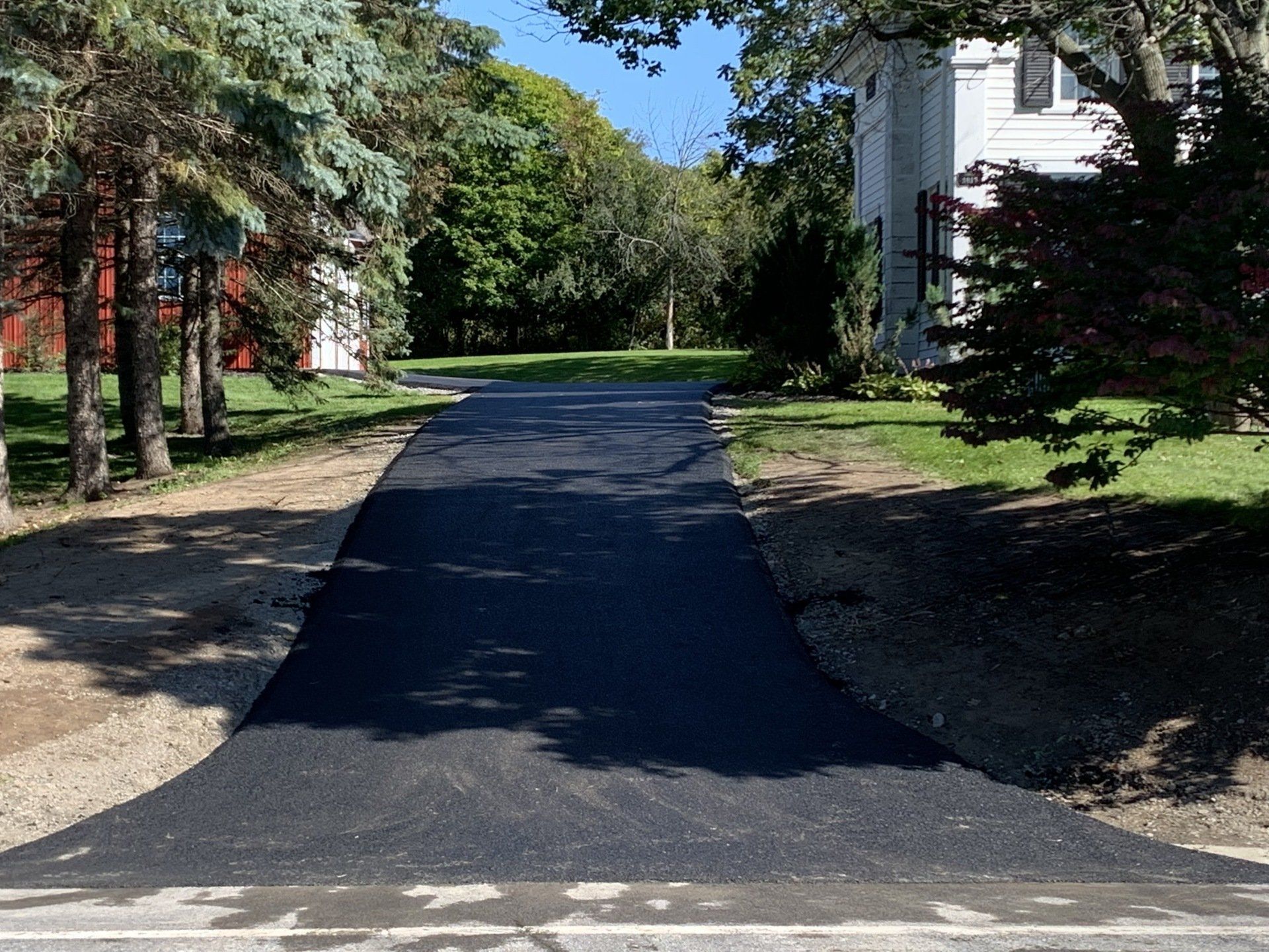 Finished Driveway — Finger Lakes — Cayuga Excavating & Paving