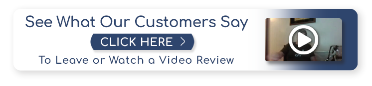 A button that says see what our customers say click here to leave or watch a video review