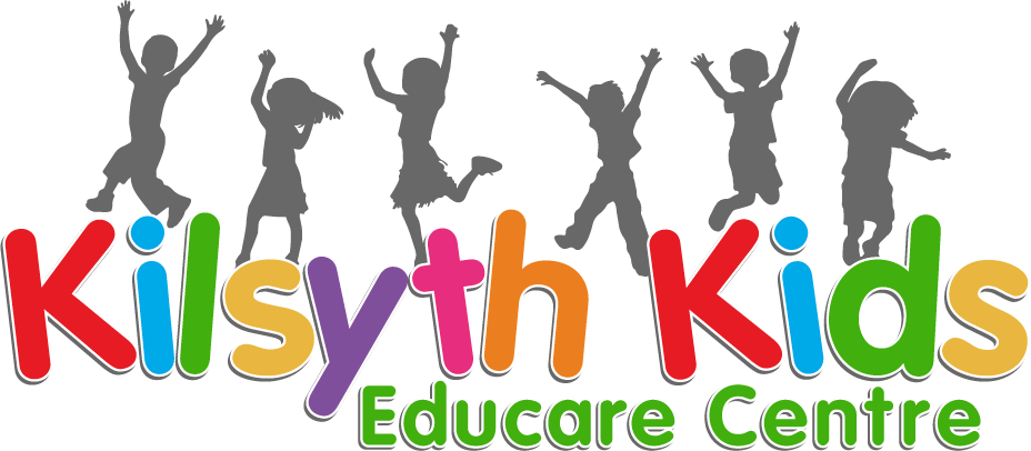 A colorful logo for kilsyth kids educare centre