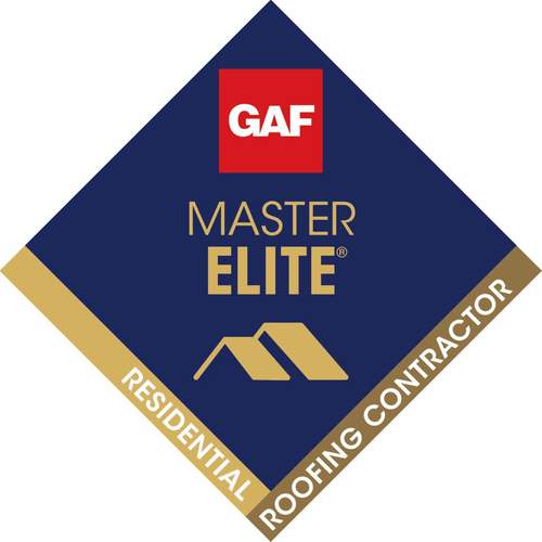 GAF MASTER ELITE ROOFING CONTRACTOR Logo