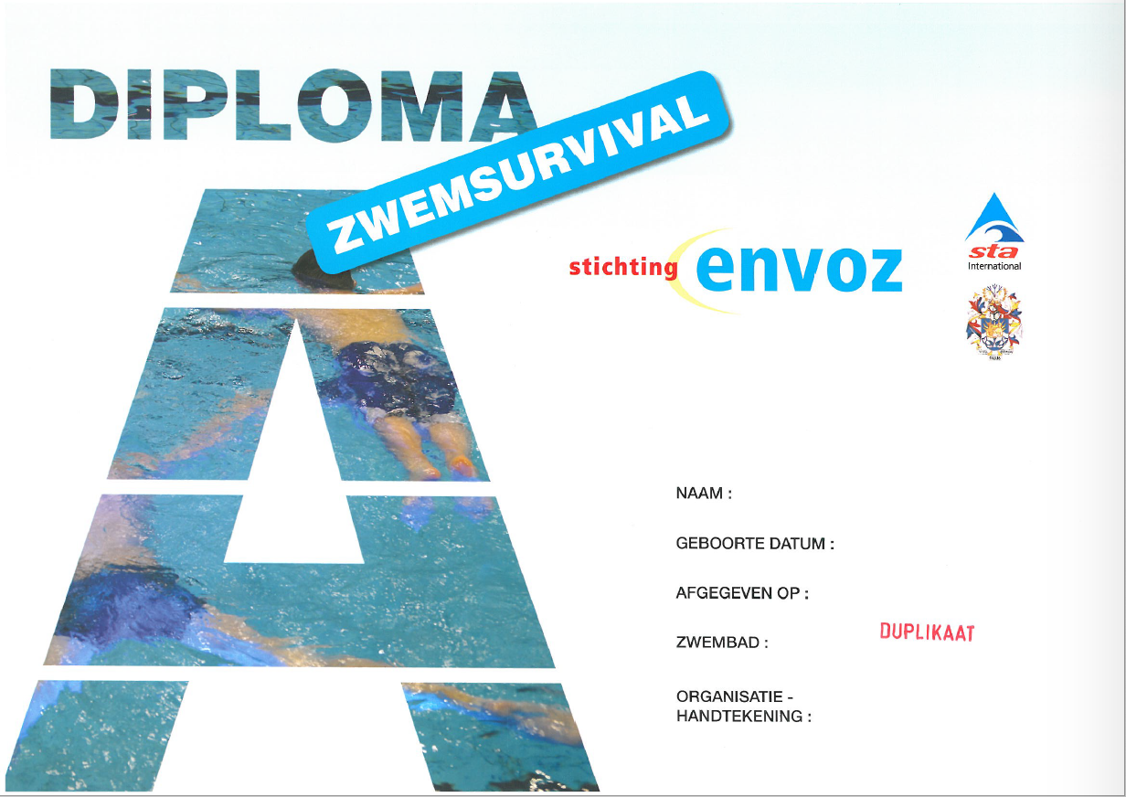 Envoz Zwemdiploma A