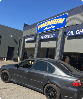 Car in front of our Ogden Auto Repair Shop | Premium Auto - Ogden