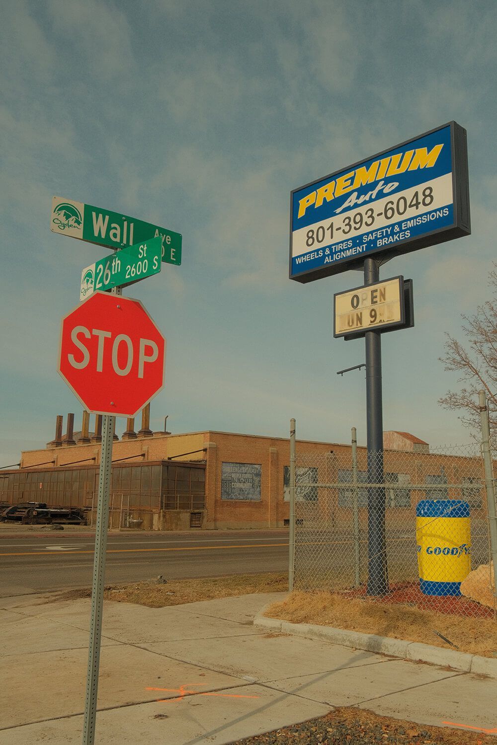 Shop Direction Board | Premium Auto - Ogden