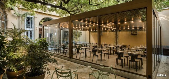 vetrata panoramica ristorante