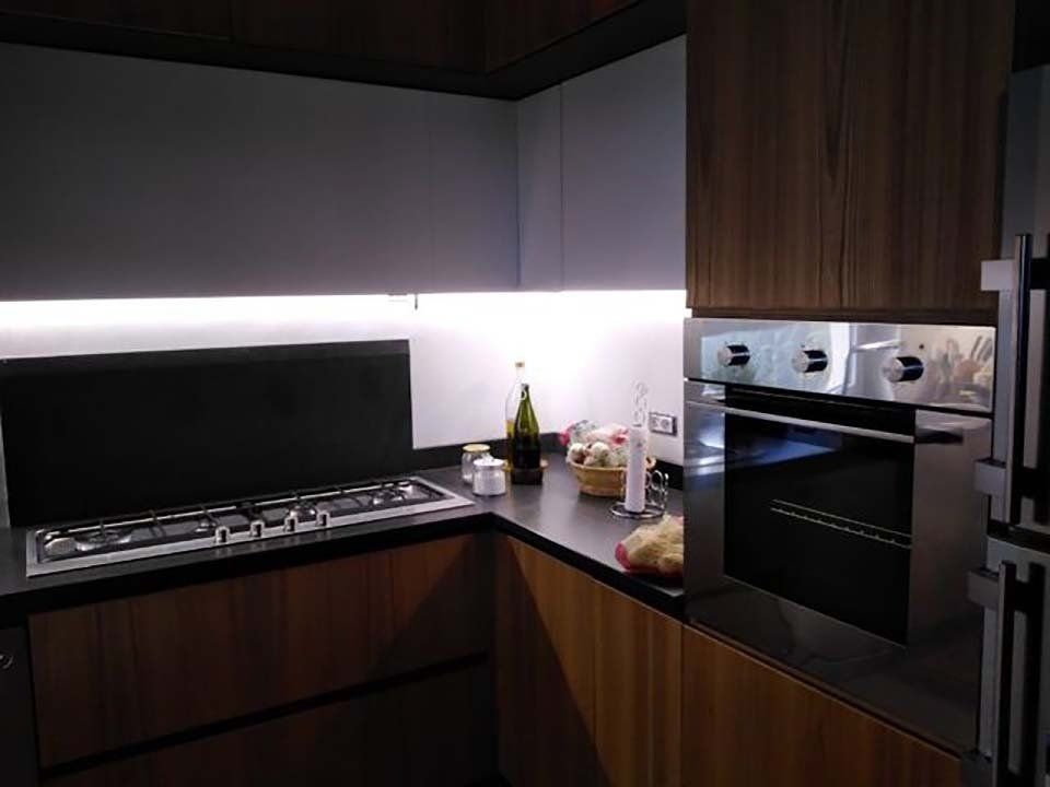 cucina ad angolo contemporanea