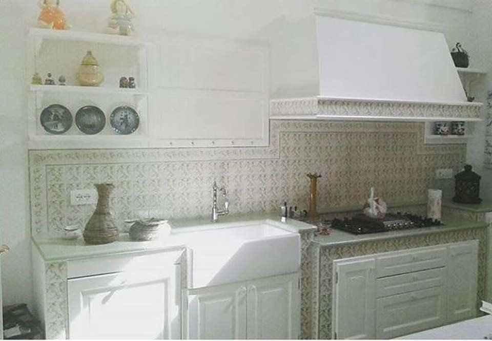 cucina con arredi vintage