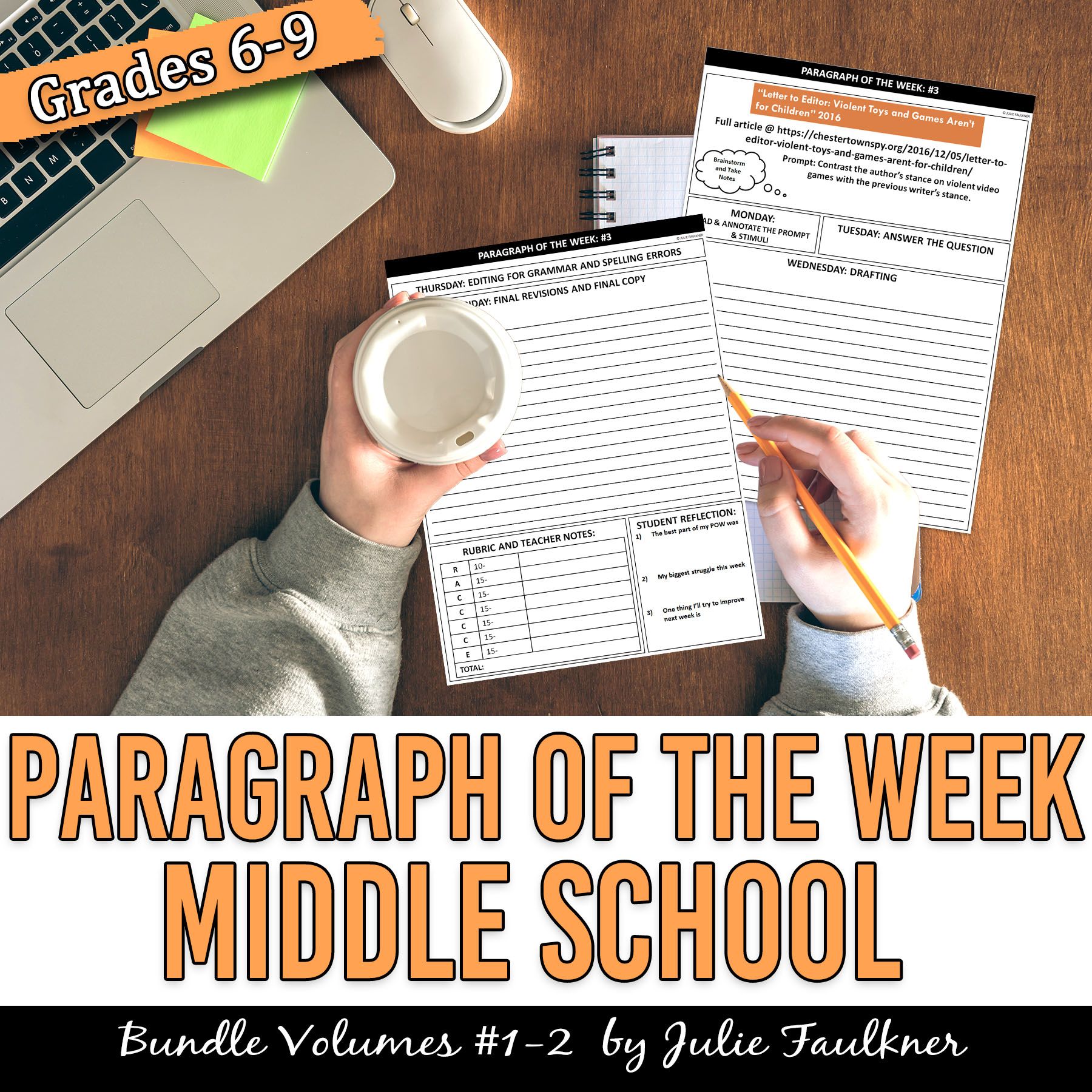 Bell Ringers, High School and Middle School, Paragraph of the Week