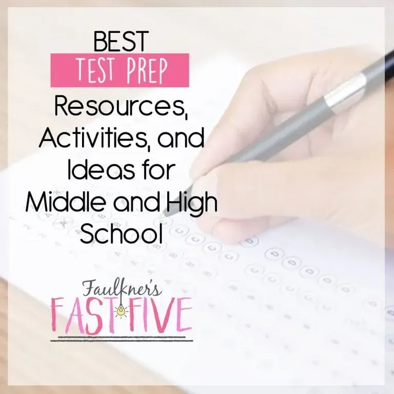 Best Test Prep Ideas & Strategies for Middle & High School