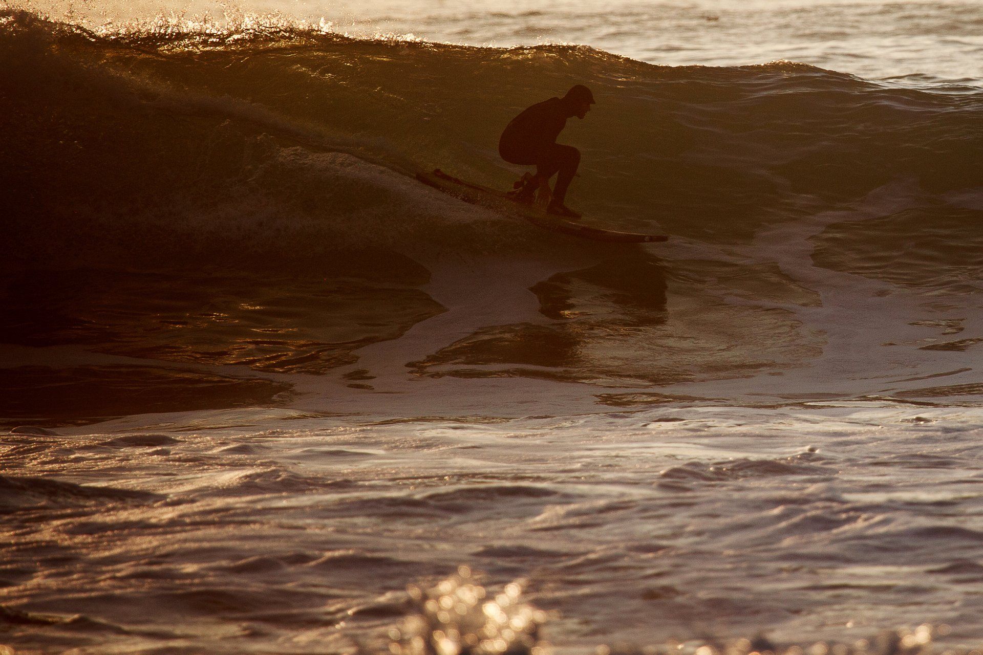 Cornwall surf backlit wave on Fisral Beach