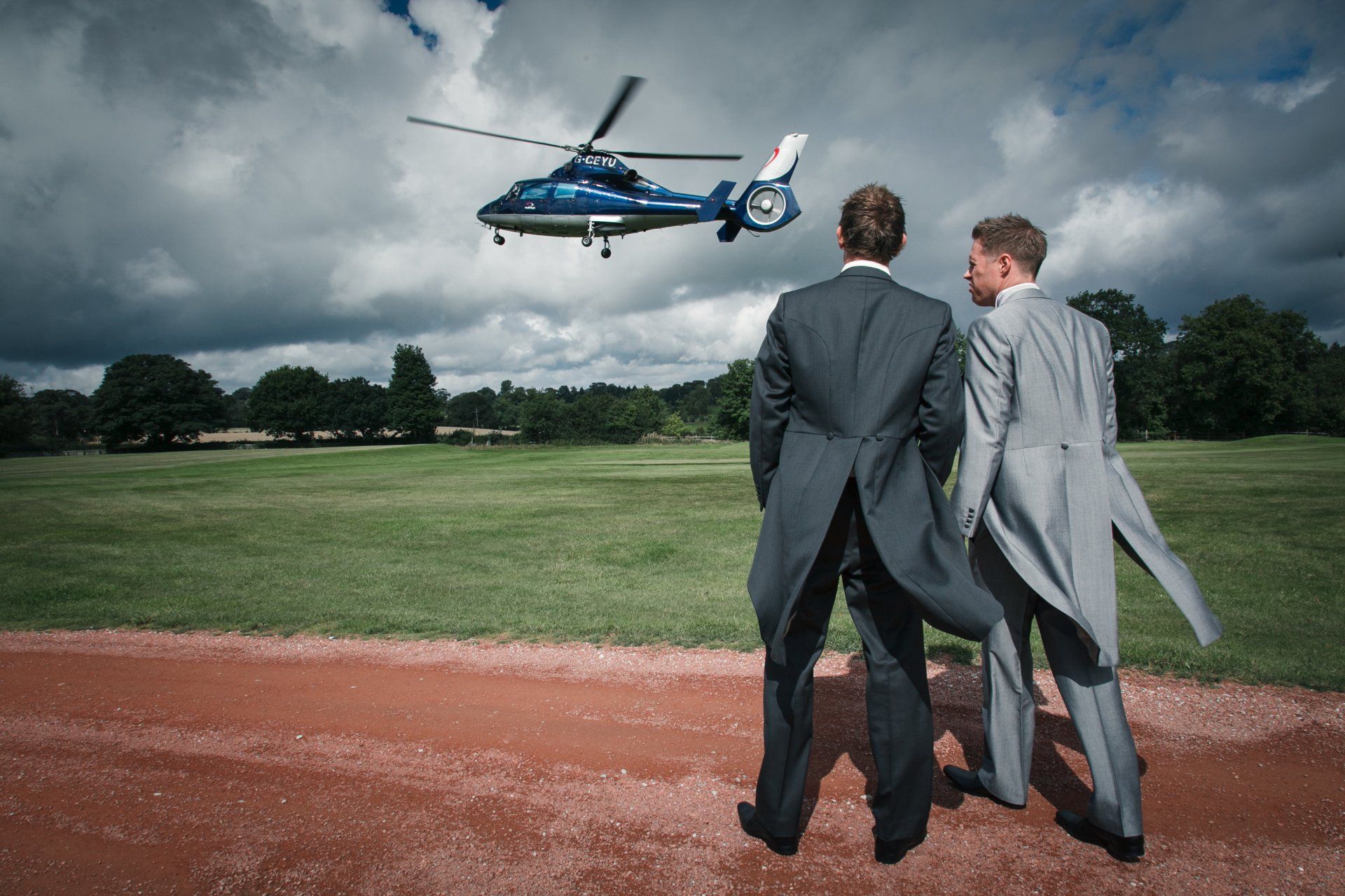 Macdonald Portal Hotel wedding Groom and best man