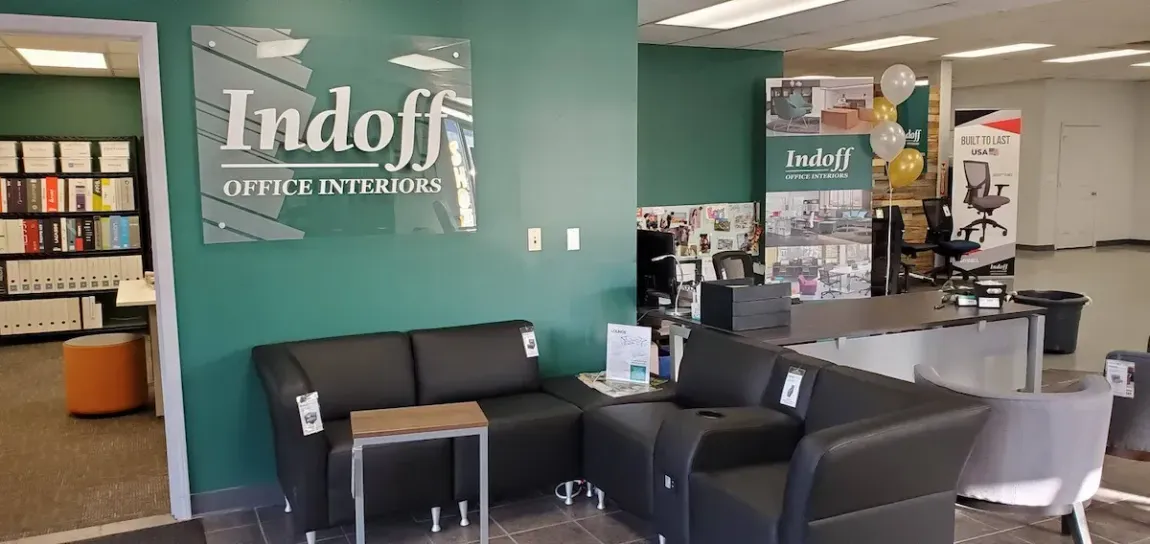 Indoff Office Interiors Showroom located at 31 N Earl Ave right next to Von Tobel Indoff Office Interiors Showroom located at 31 N Earl Ave right next to Von Tobel