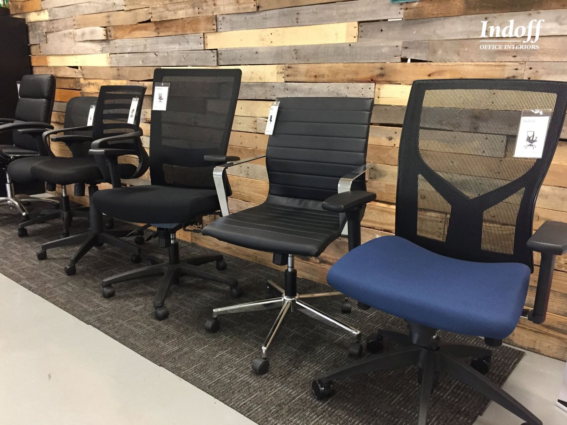 Our showroom features dozens of chairs. We encourage you to test out a chair before making your finalize selection.