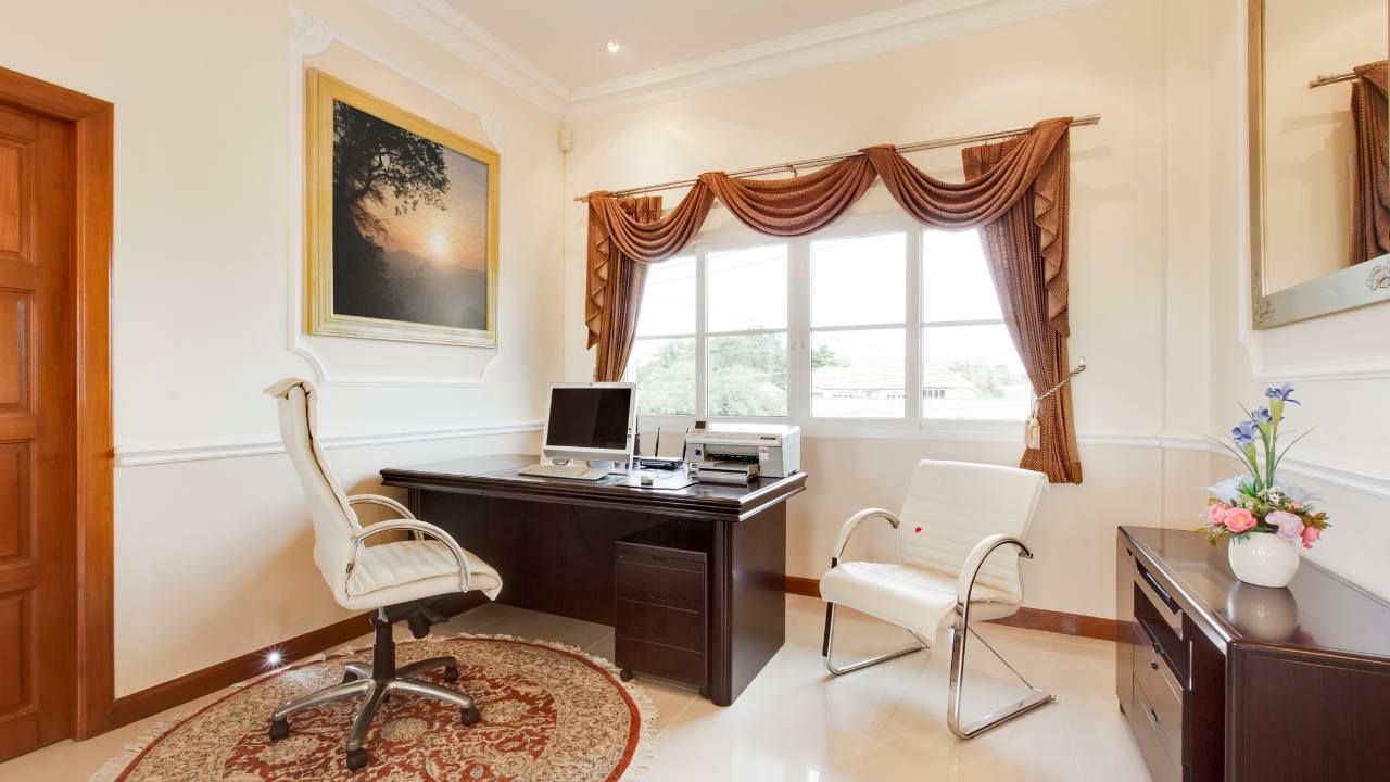 freelance office setup