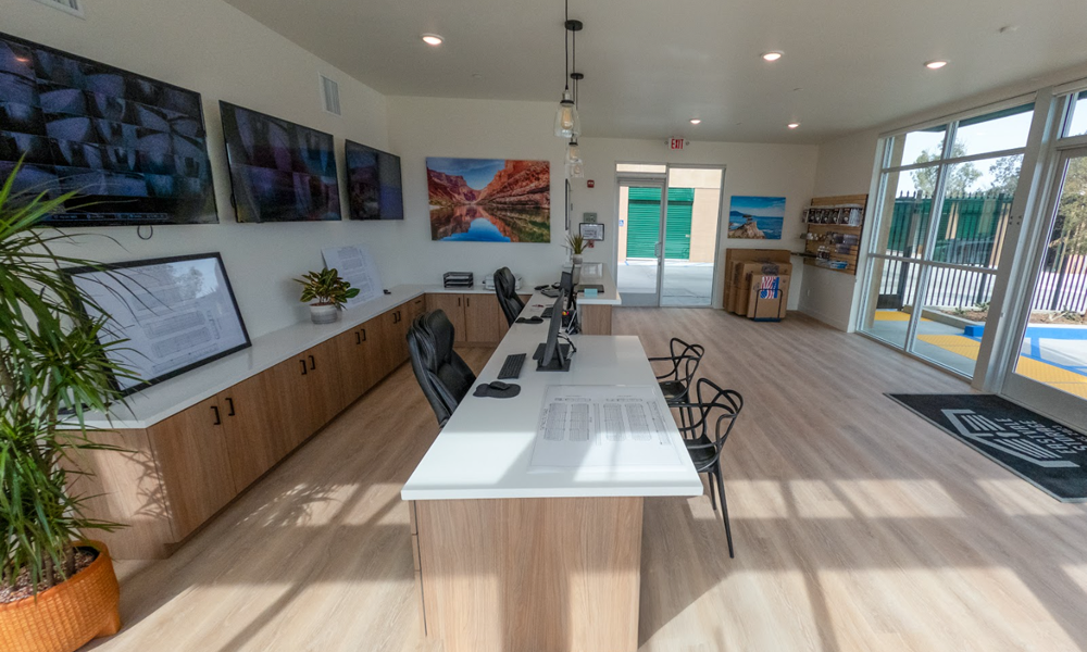 Facility front desk and showroom