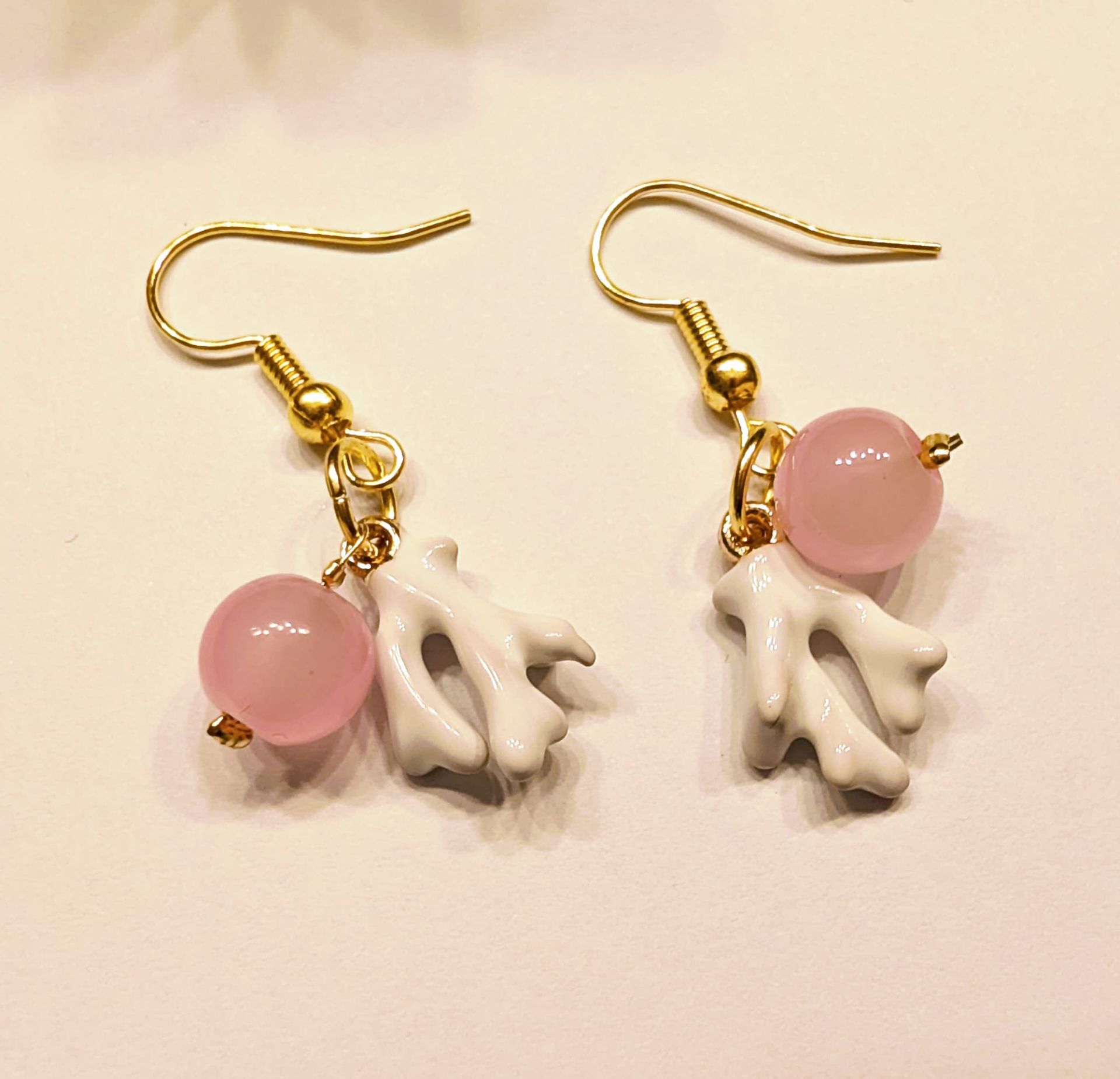 Coral Whisper Oorbellen