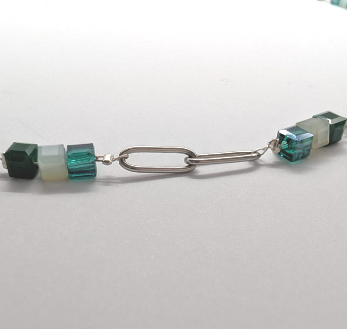Emerald Wave Necklace