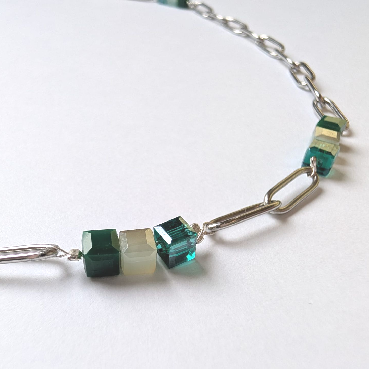 Emerald Wave Necklace