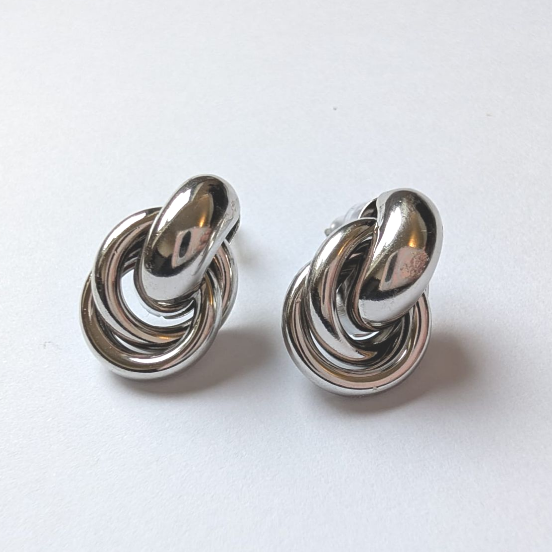 Silver Loop Studs