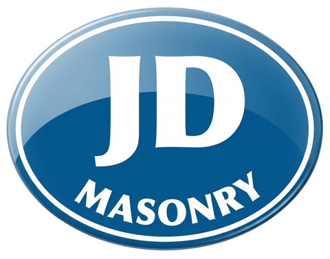 A blue oval logo with the white letters