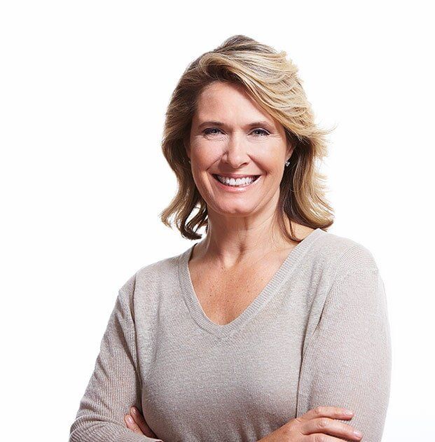 Woman Smiling — Central Coast Denture Clinic In Erina, NSW