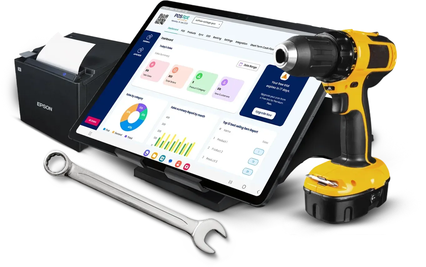A Person Is Pressing A Button On A Computer Screen — Coastal Registers & POS In Ruthven, NSW