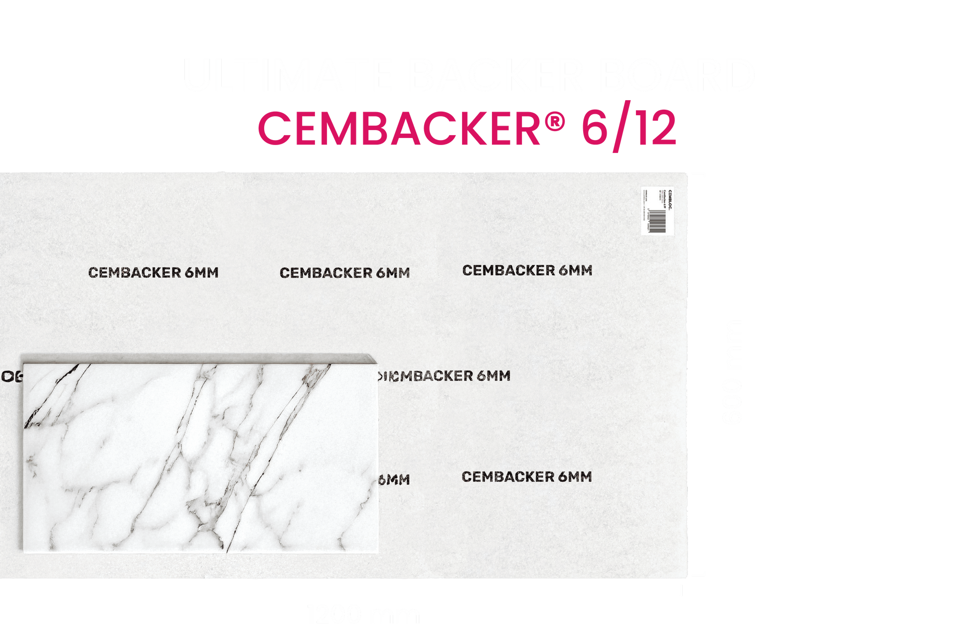 Cembacker with tiles on