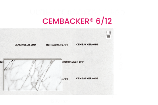Cembacker with tiles on