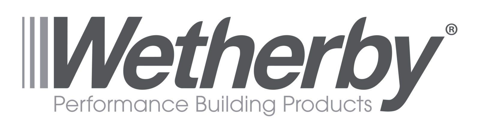 A black and white logo for wetherby performance building products