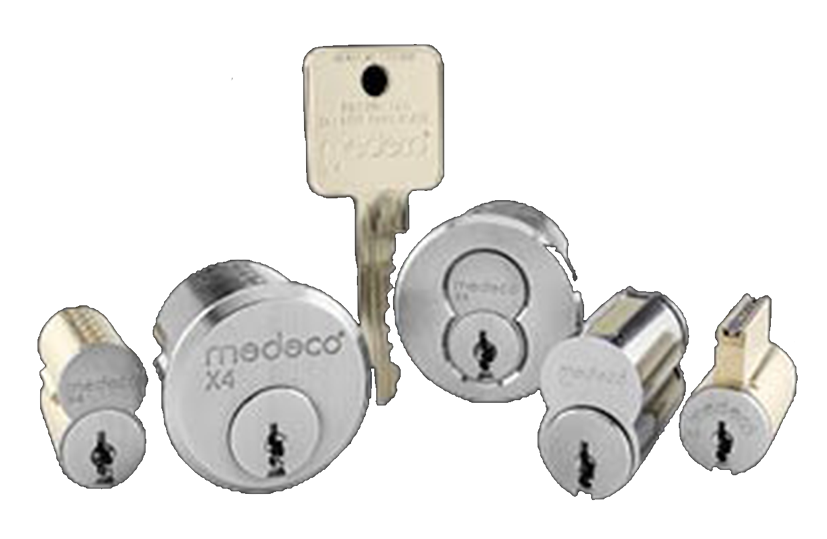 Medeco brand locks and key