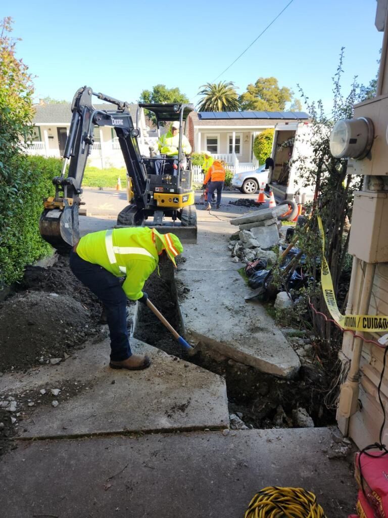 Man Digging with Excavator - Concord, CA - Echo Plumbing & Rooter