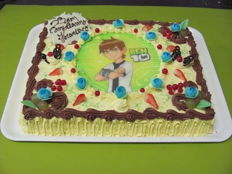 Torta di compleanno con per bambini Ben10