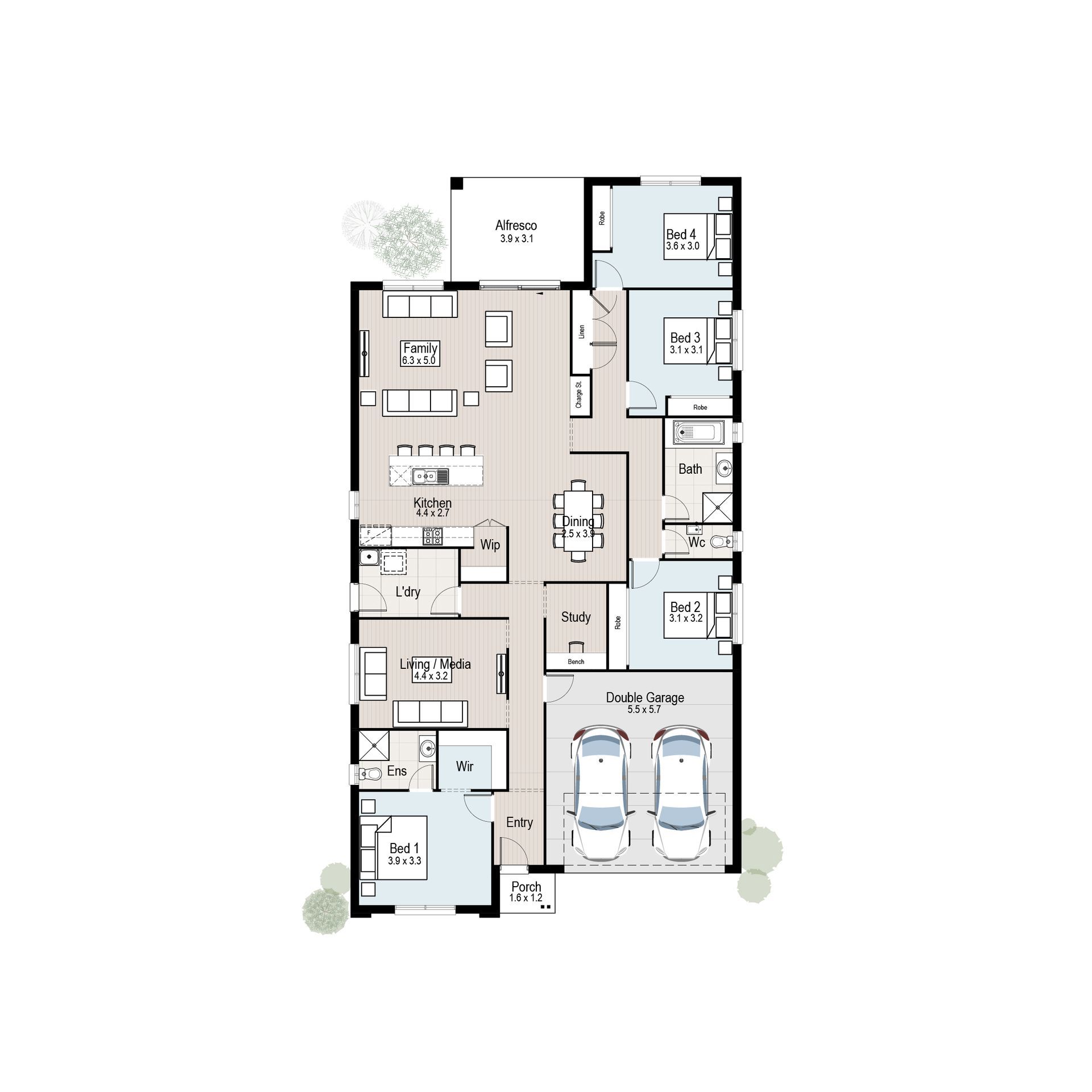 Arbor 26 with Build Buddy World - Floor plan image.