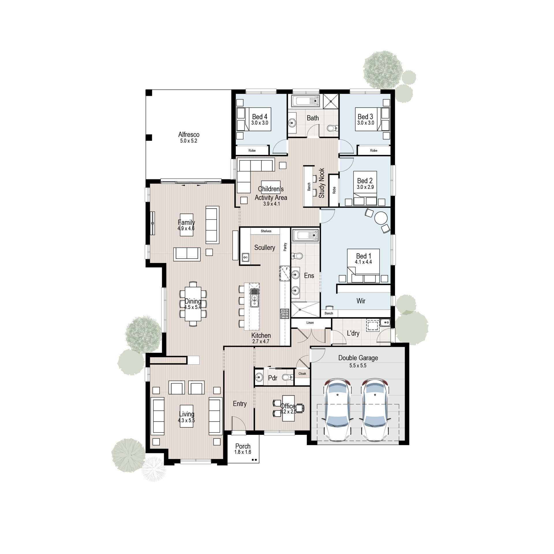 Haven 33 - Floor plan tiles.