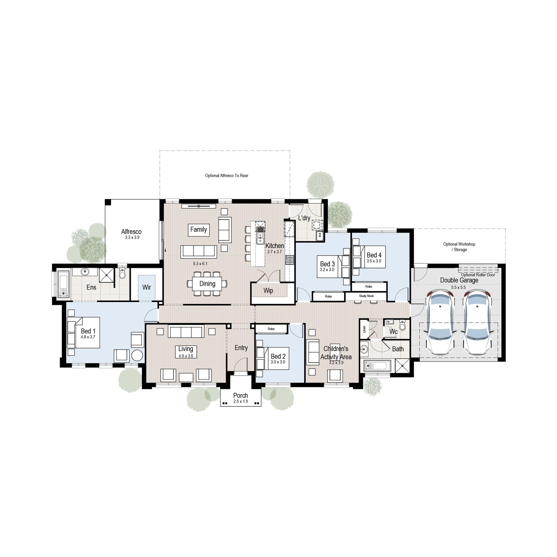 Homestead 28 - Floorplan tiles image.