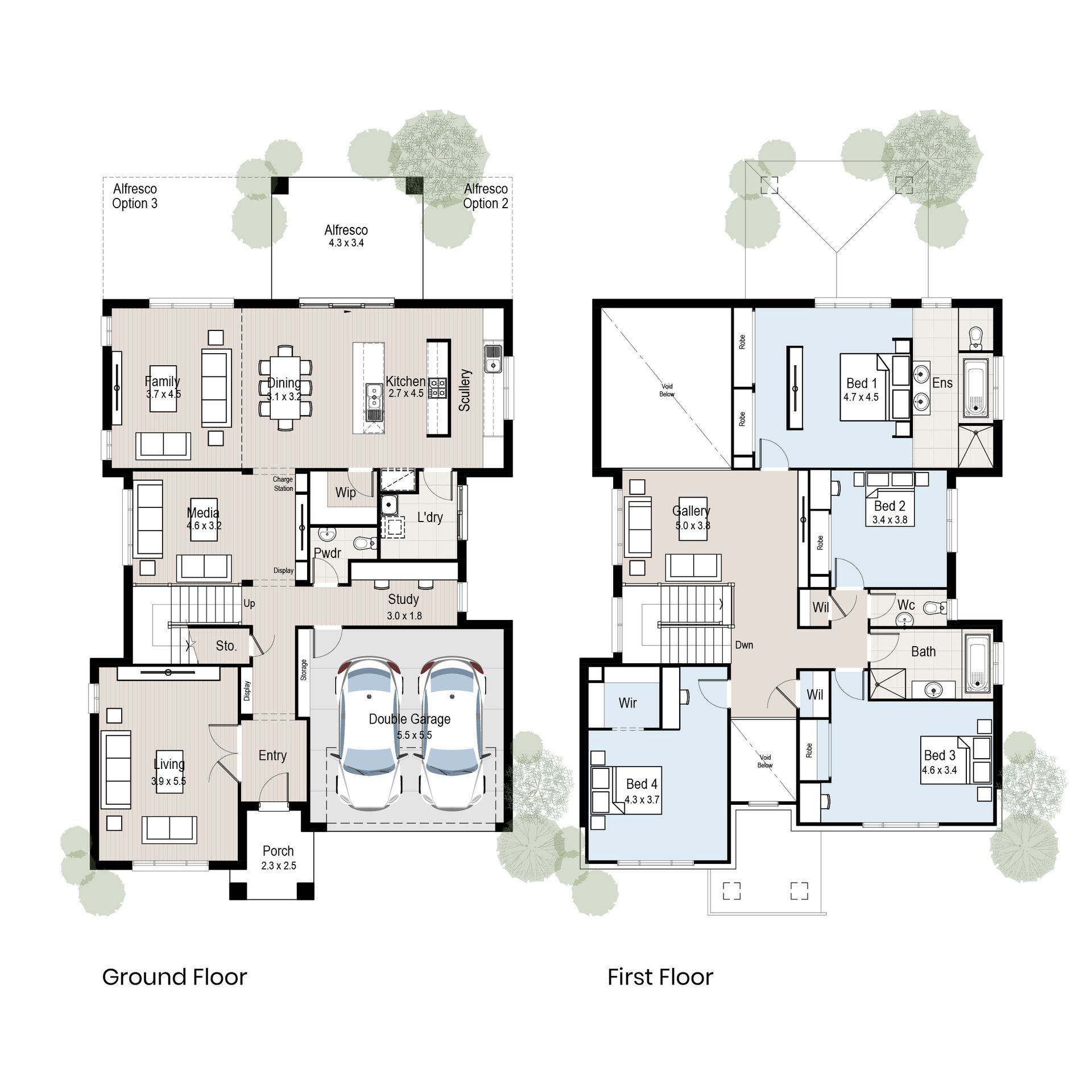 Meadow 39 - Floor plan tiles.