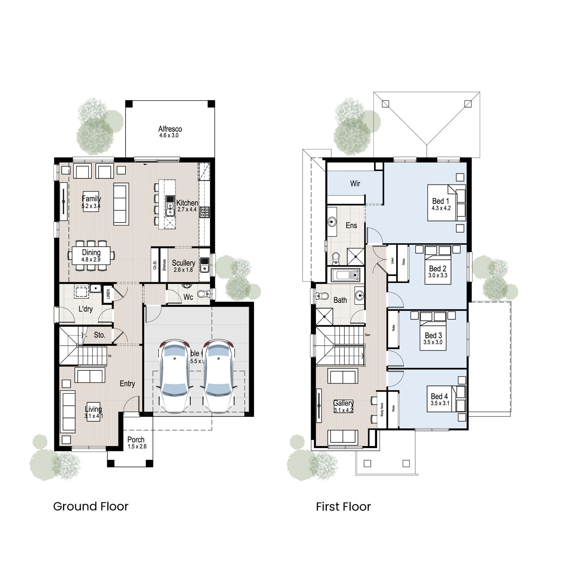 Orchard 29 - Floor plan tiles.