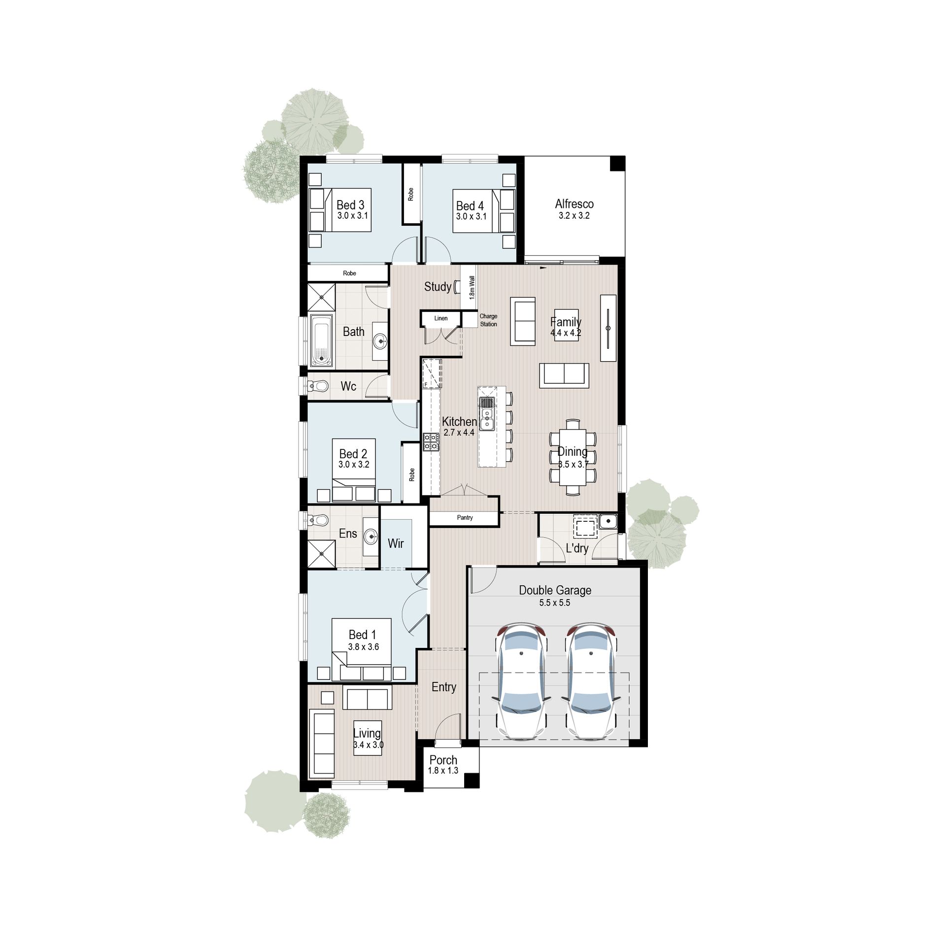 Refuge 23 - Floor plan tiles image.