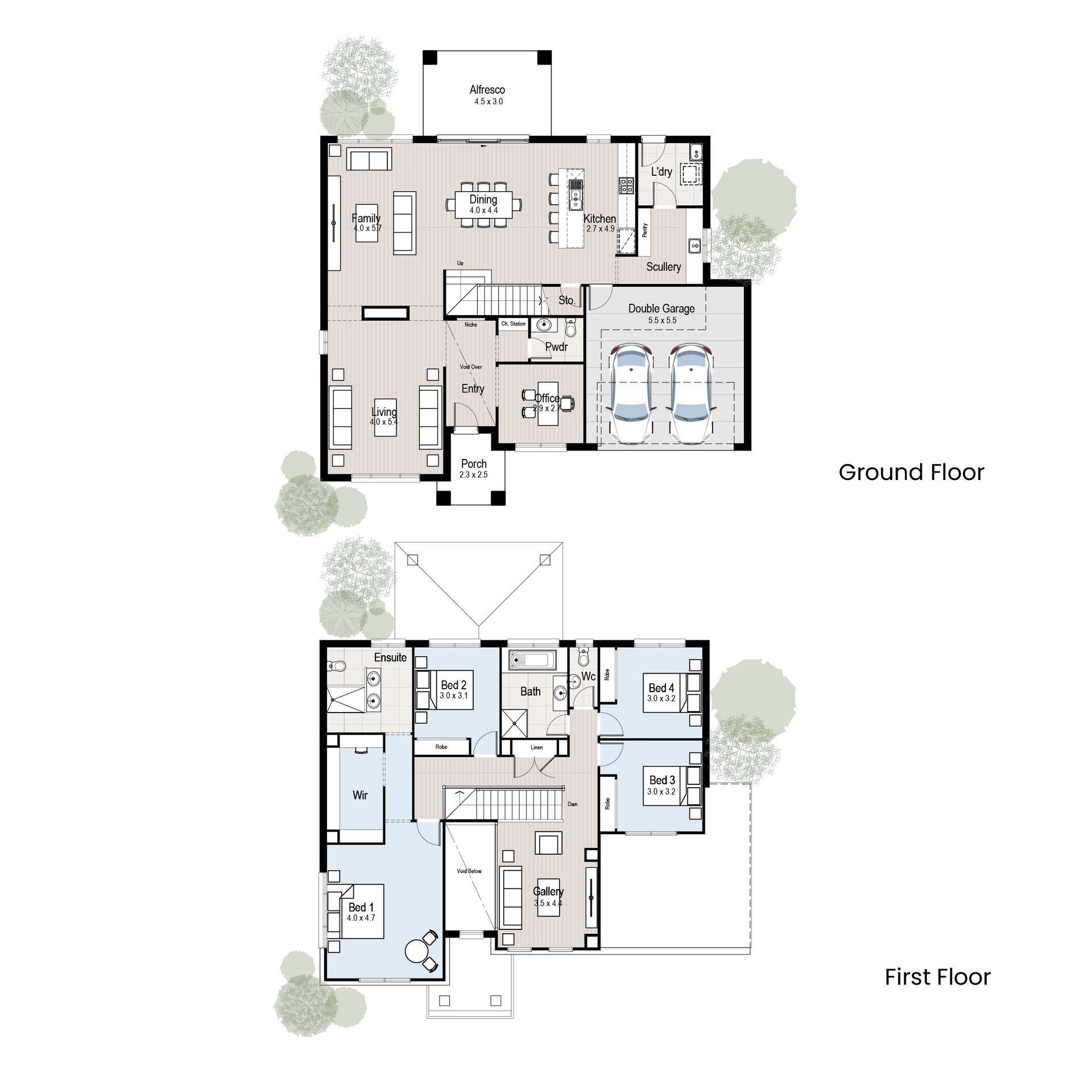 Solitude 34: Floor plan tiles.
