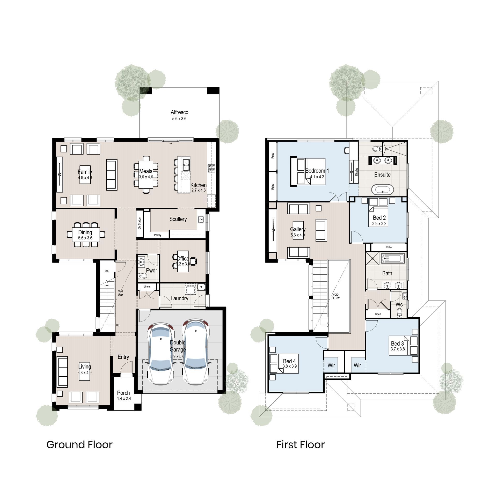 Palazzo 41 - Floor plan tiles.