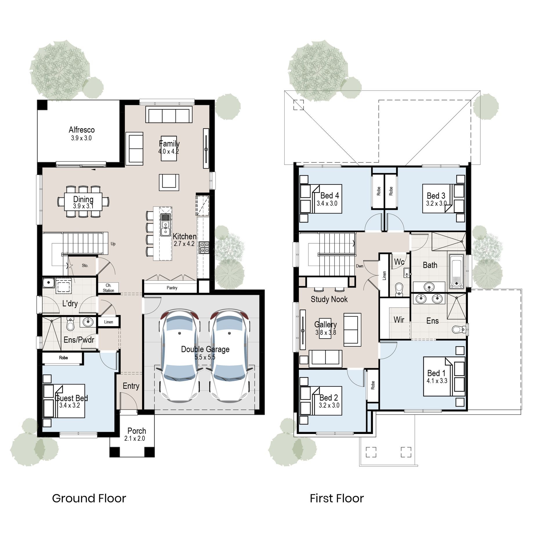 Retreat 27 - Individual floorplan image.