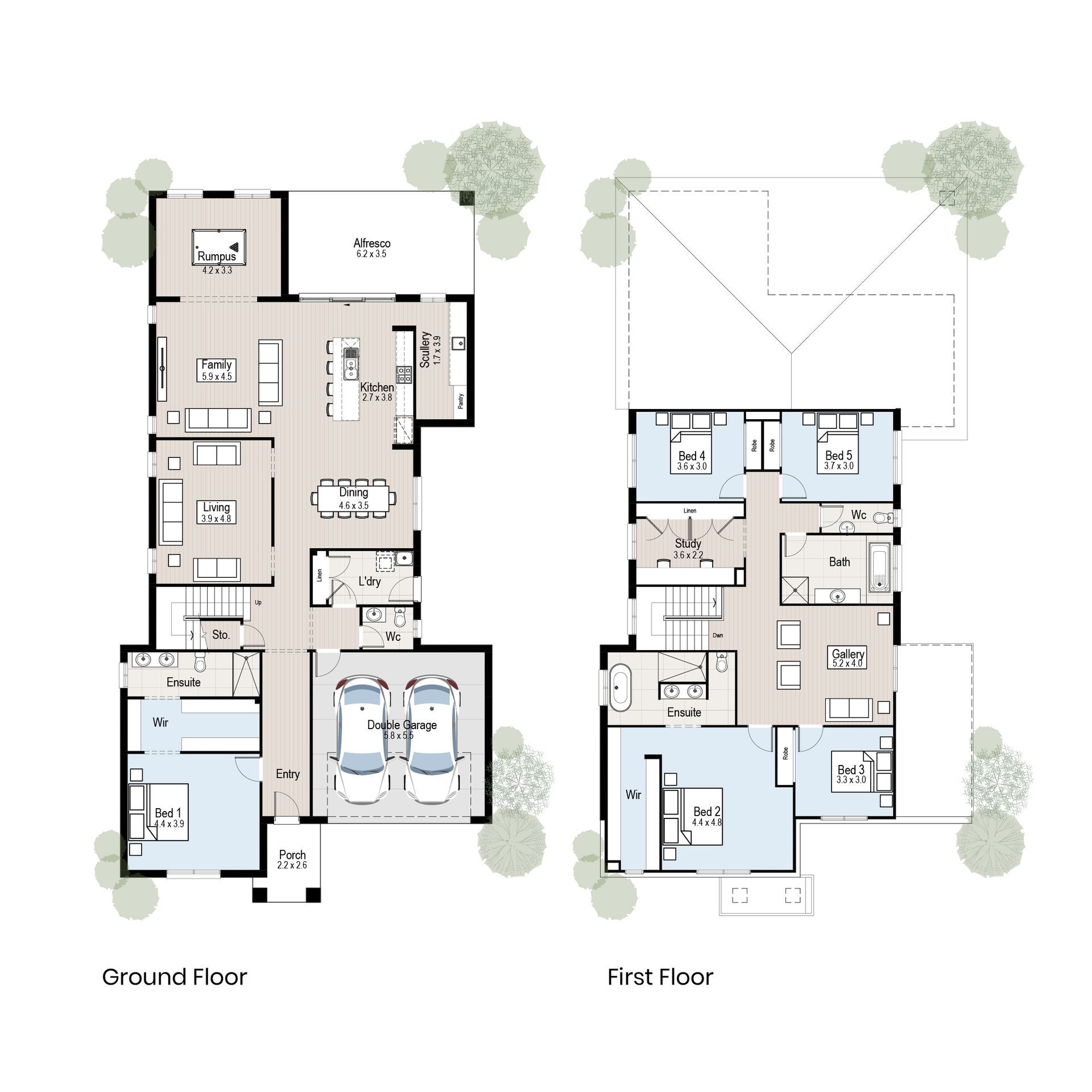 Vista 41 - Floor plan tiles.
