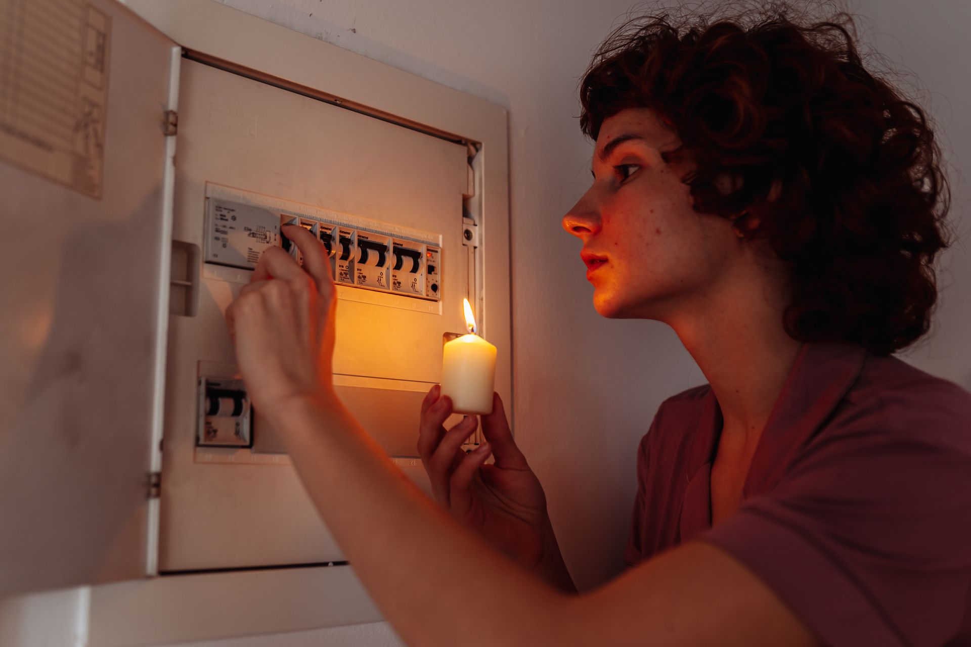 A family is sitting on a couch hugging each other.