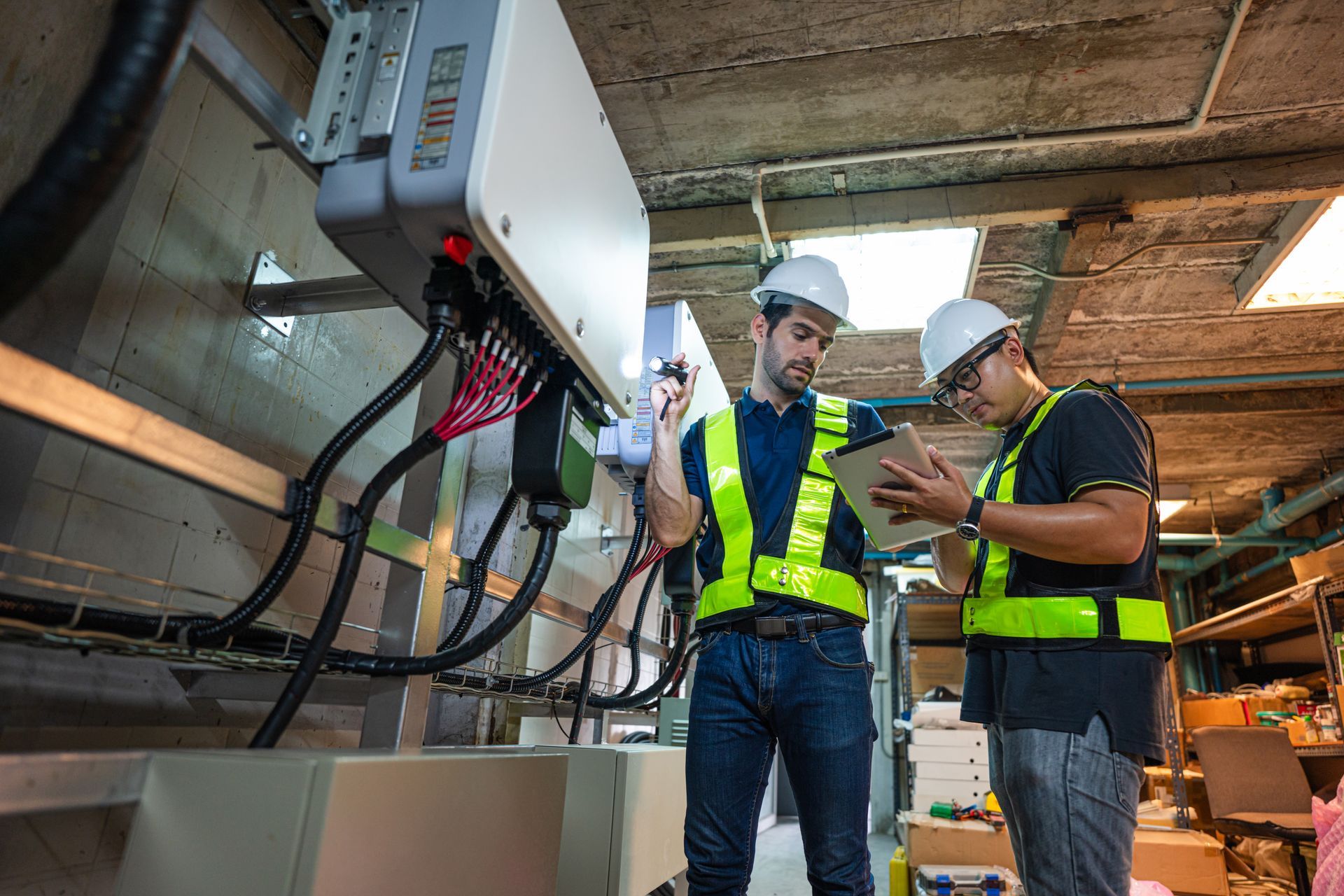 A family is sitting on a couch hugging each other.