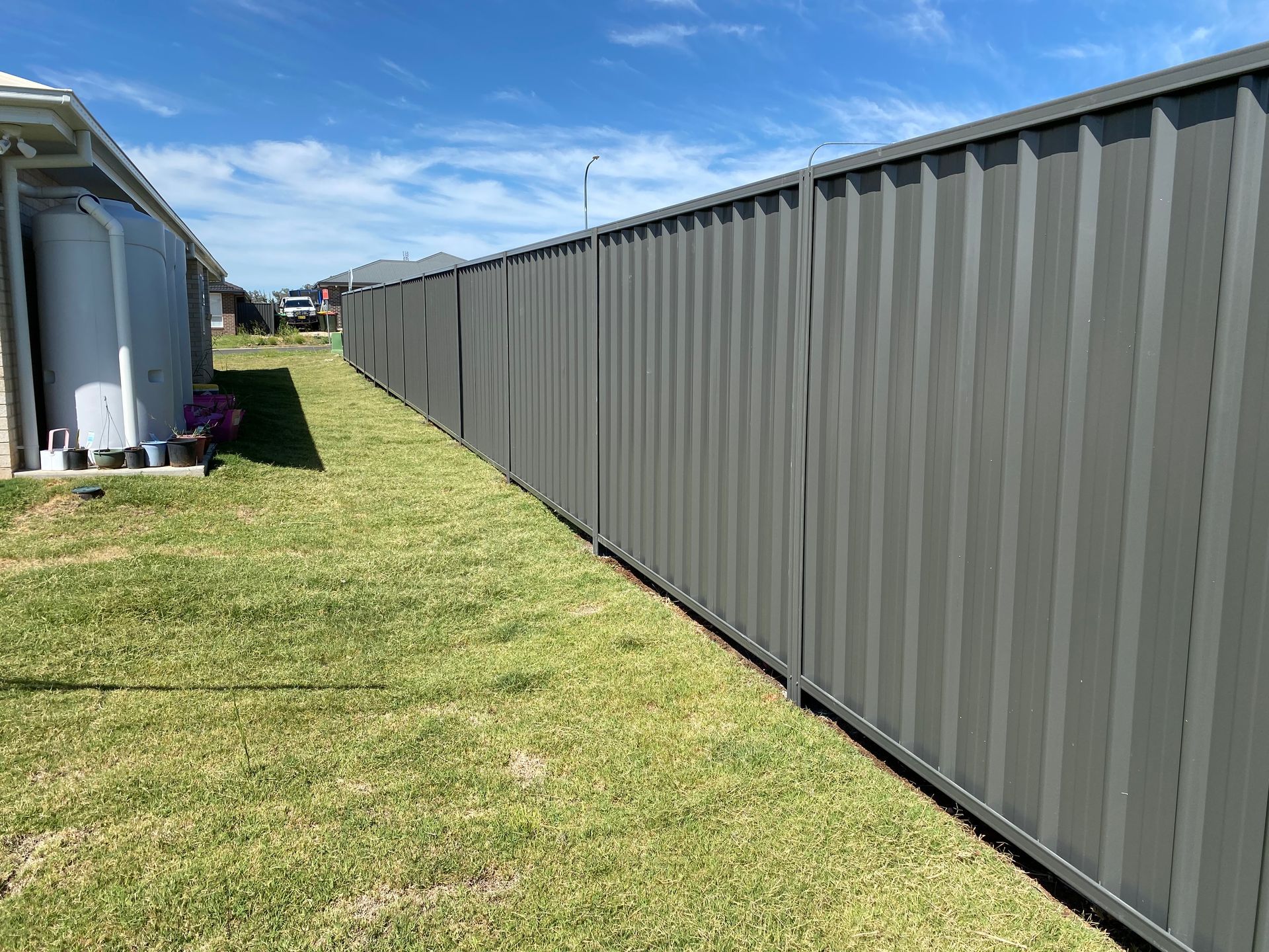 Green Metal Sheet — DW Fencing Tamworth in Taminda, NSW