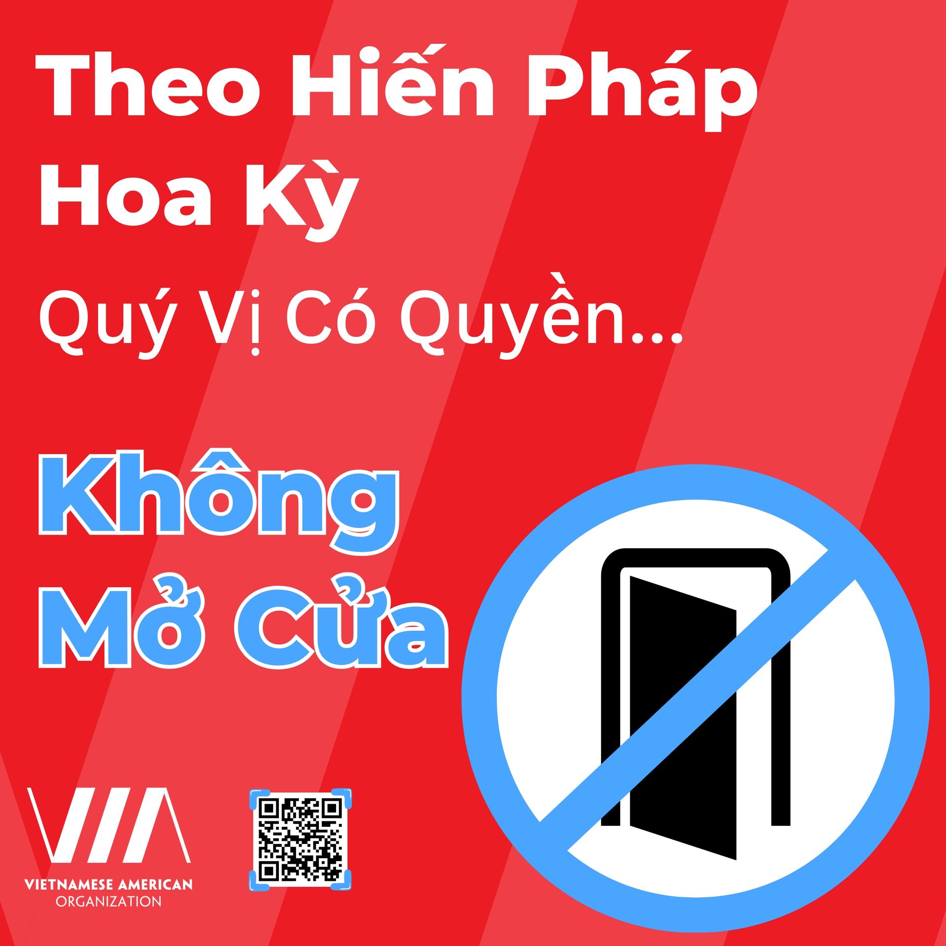 không mở cửa