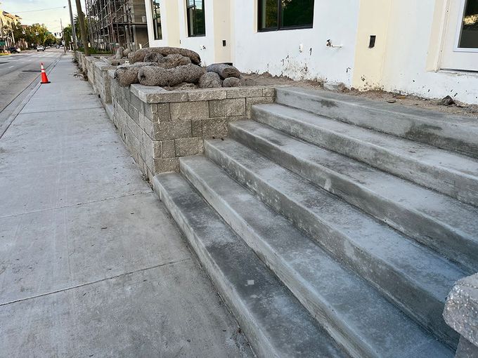 concrete sidewalk