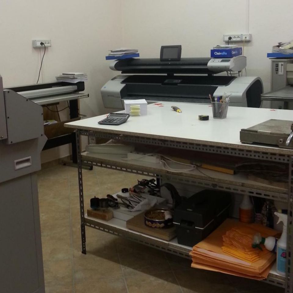 ufficio macchinari stampa